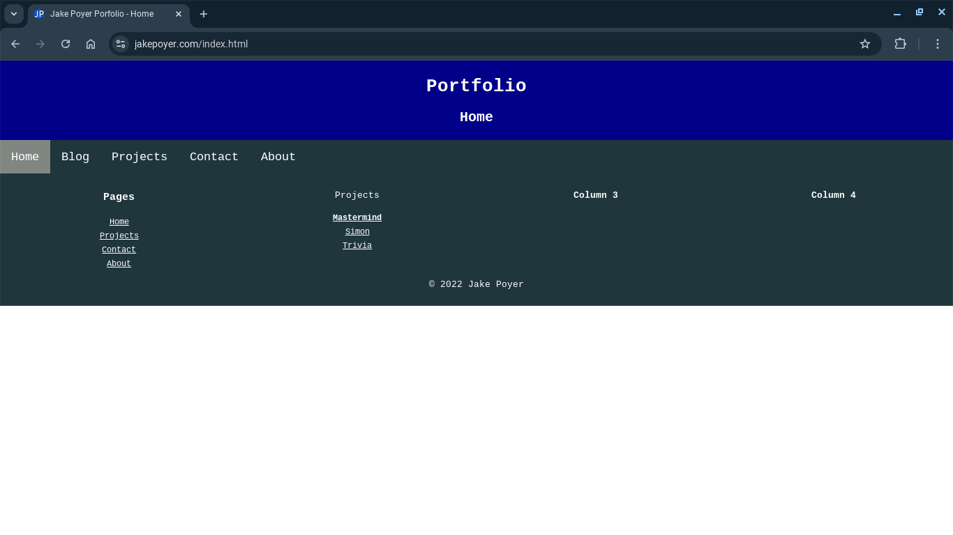 My First REAL Website